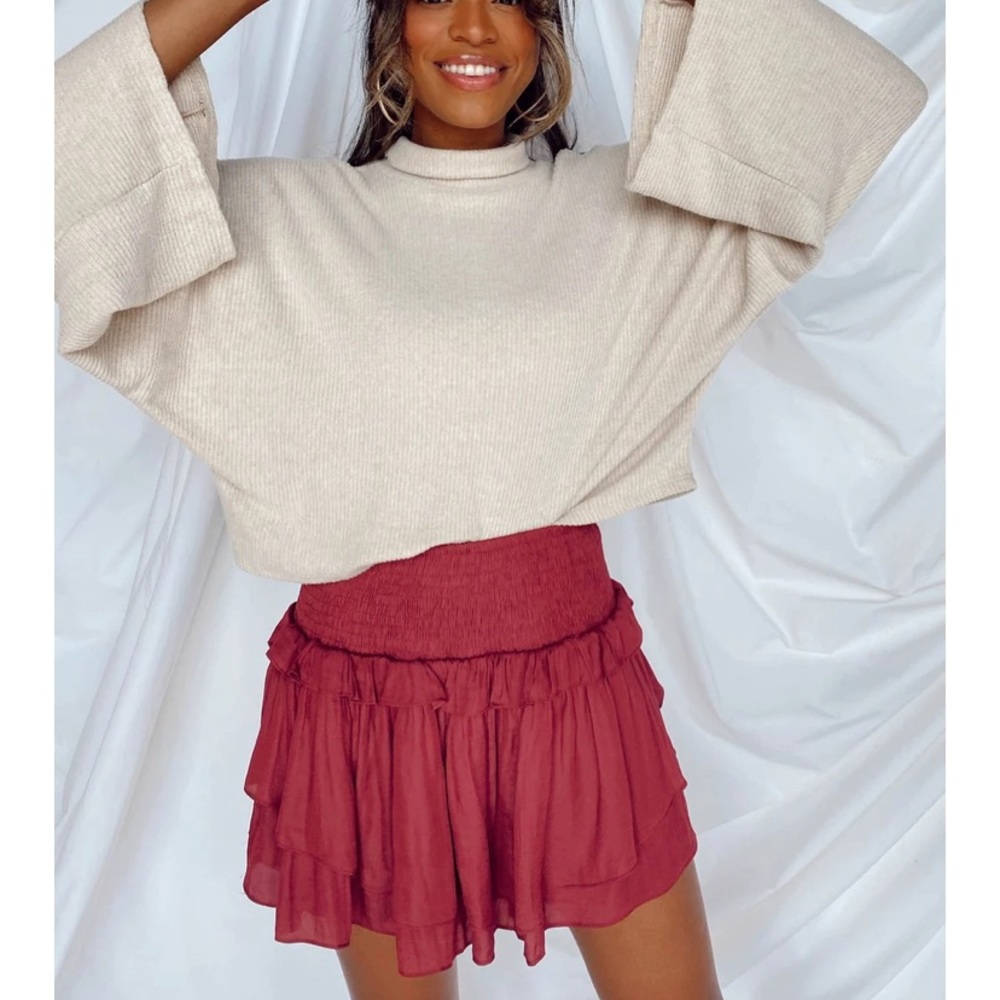 NWT Luella Skort in Wine from Vestique